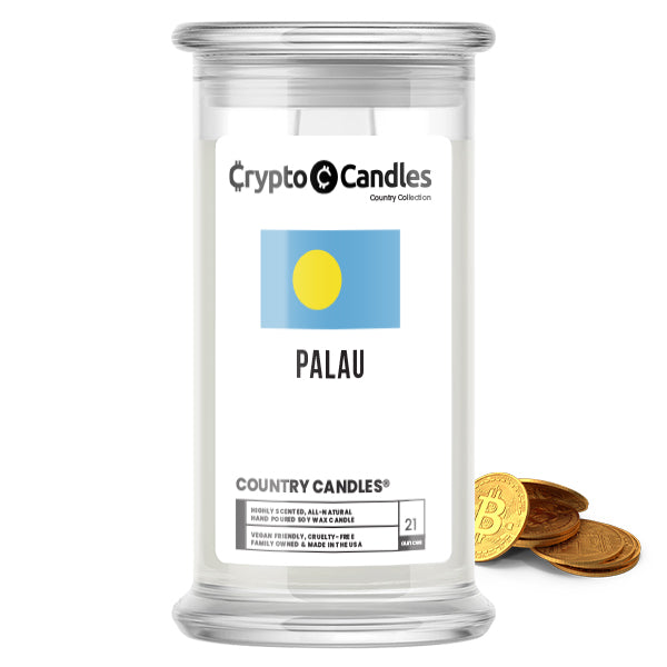 Palau Country Crypto Candles