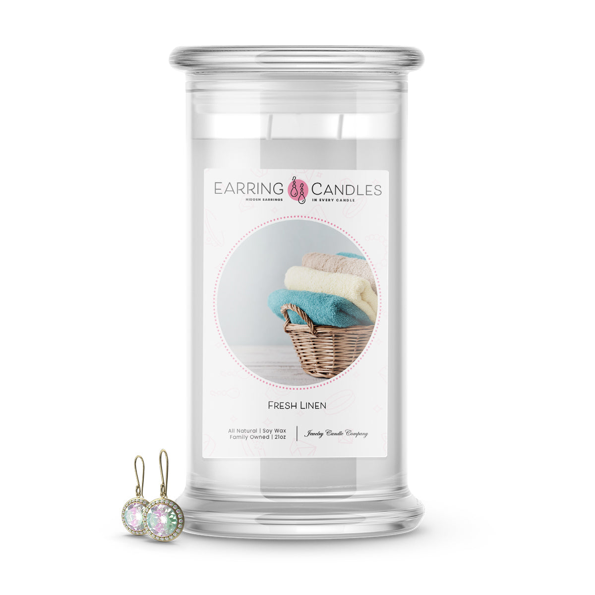 Fresh Linen | Earring Candles