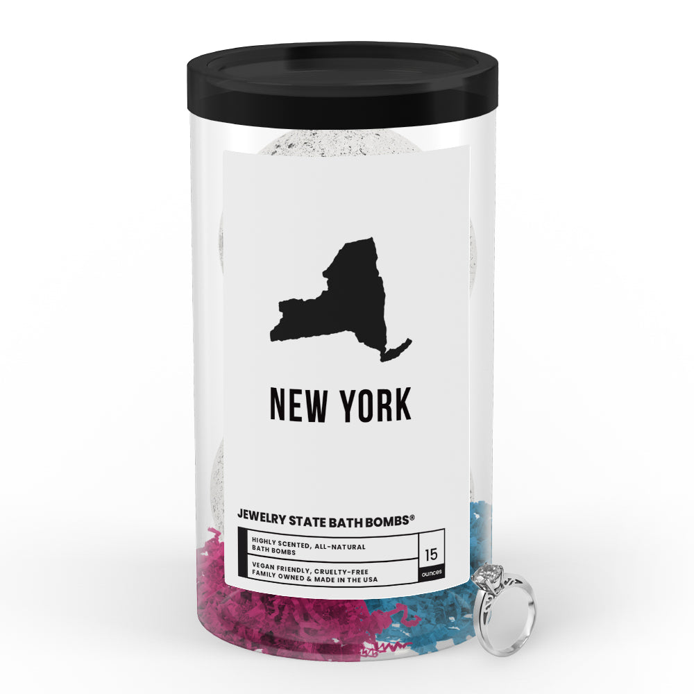 New York Jewelry State Bath Bombs