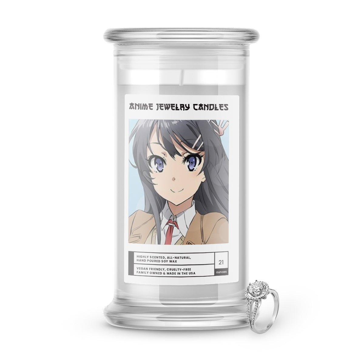 Sakurajima, Mai | Anime Jewelry Candles