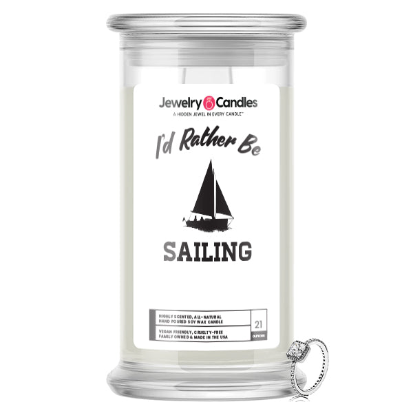 I'd rather be Sailing Jewelry Candles