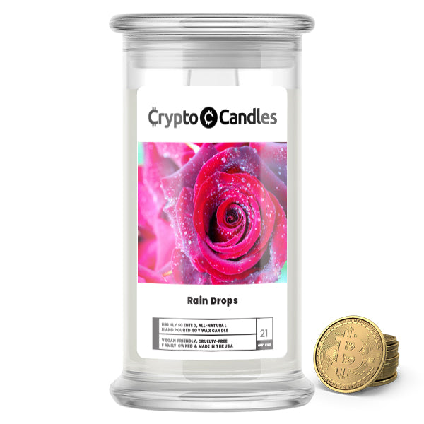 Rain Drops Crypto Candles