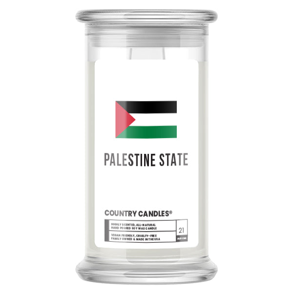 Palestine State Country Candles