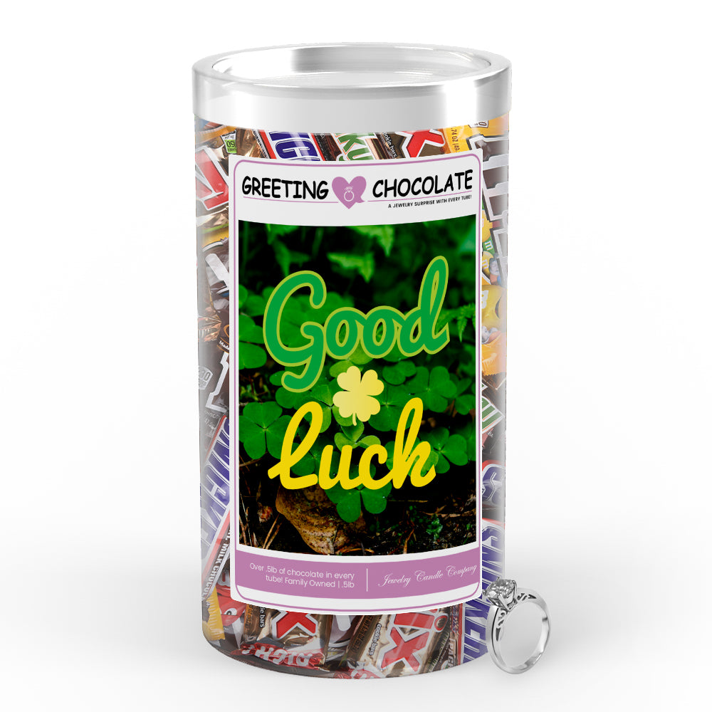 Good Luck Greetings Chocolate