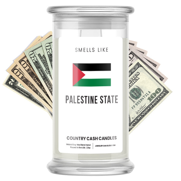Smells Like Palestine State Country Cash Candles