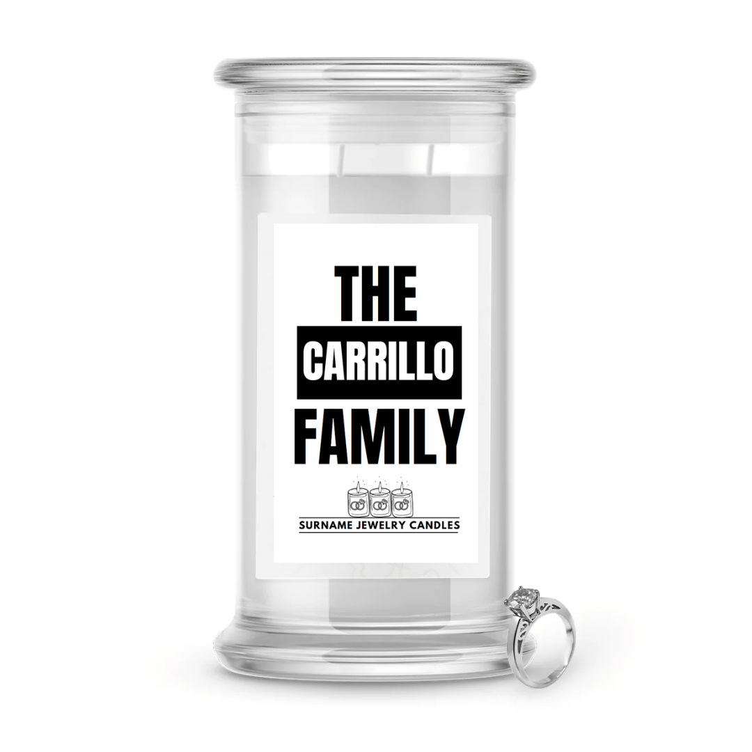 The Carrillo Family | Surname Jewelry Candles