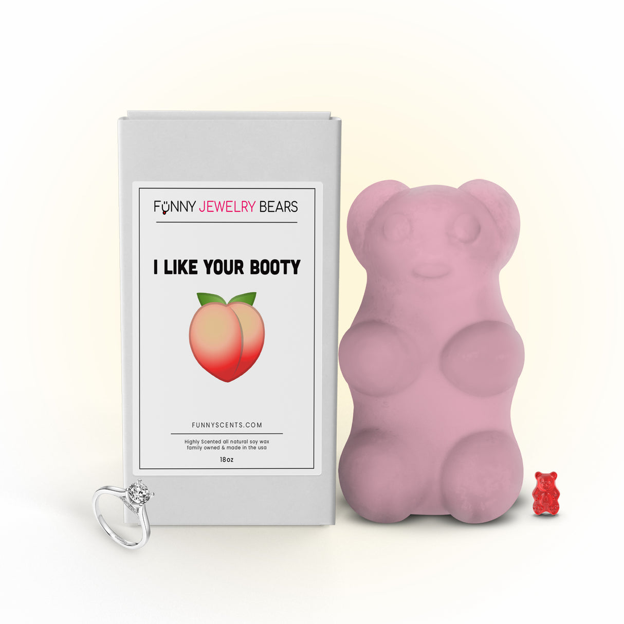 I Like Your Booty Funny Jewelry Bear Wax Melts