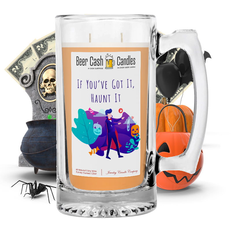 I'm in october frame of mind Beer Cash Candle