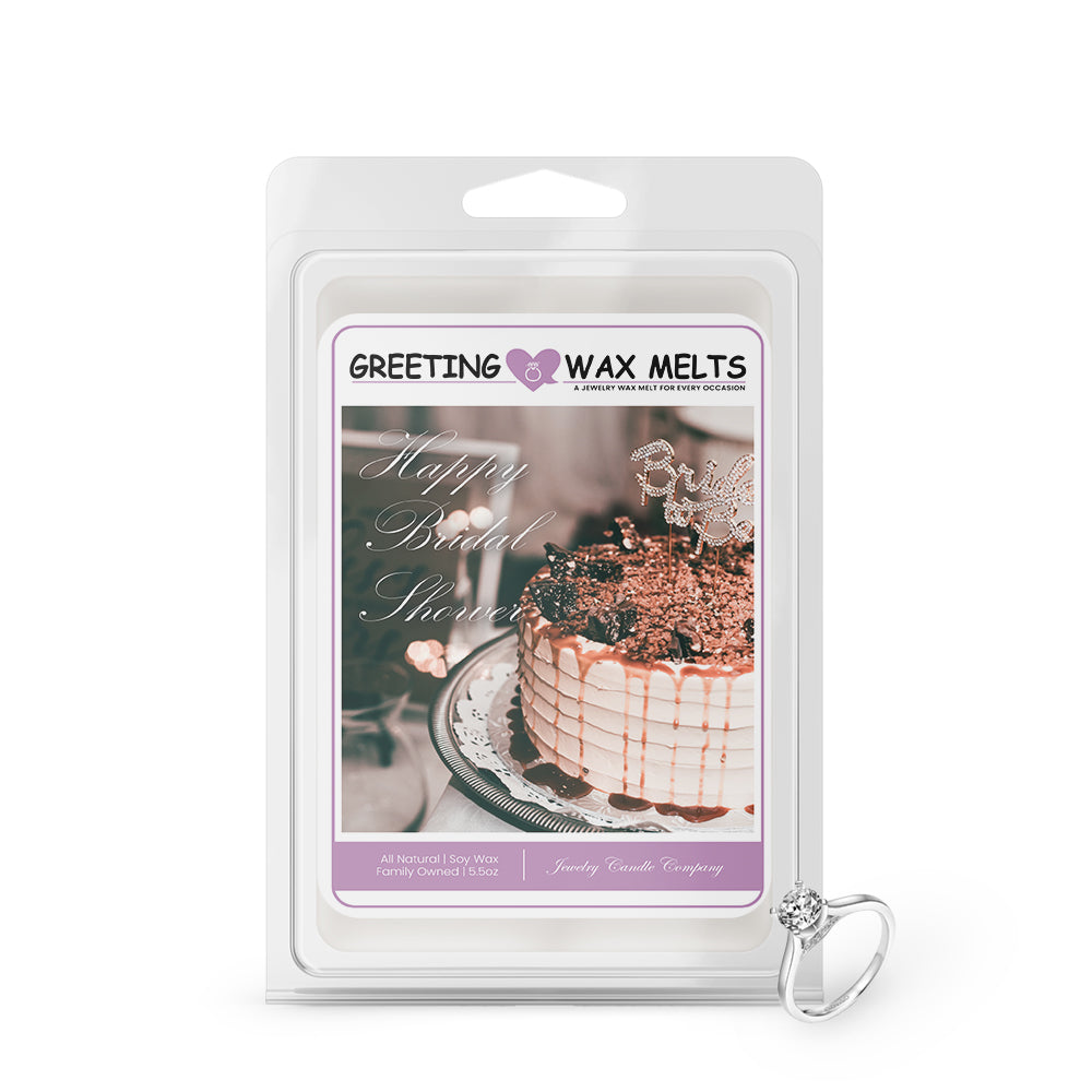 Happy Bridal Shower Greetings Wax Melt