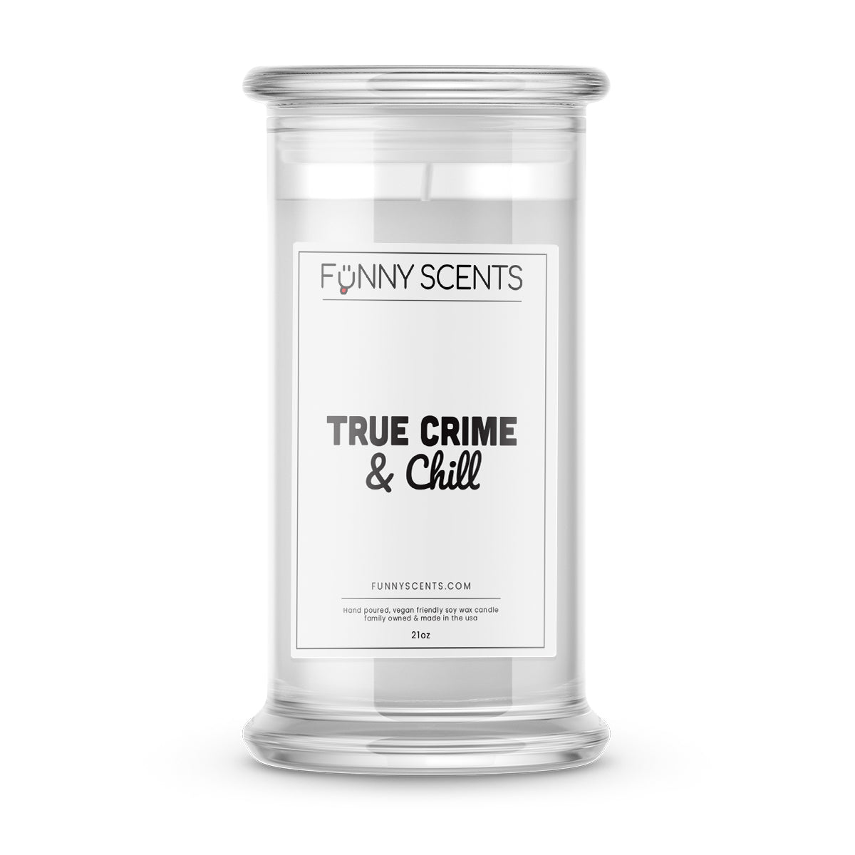True Crime & Chill Funny Candles