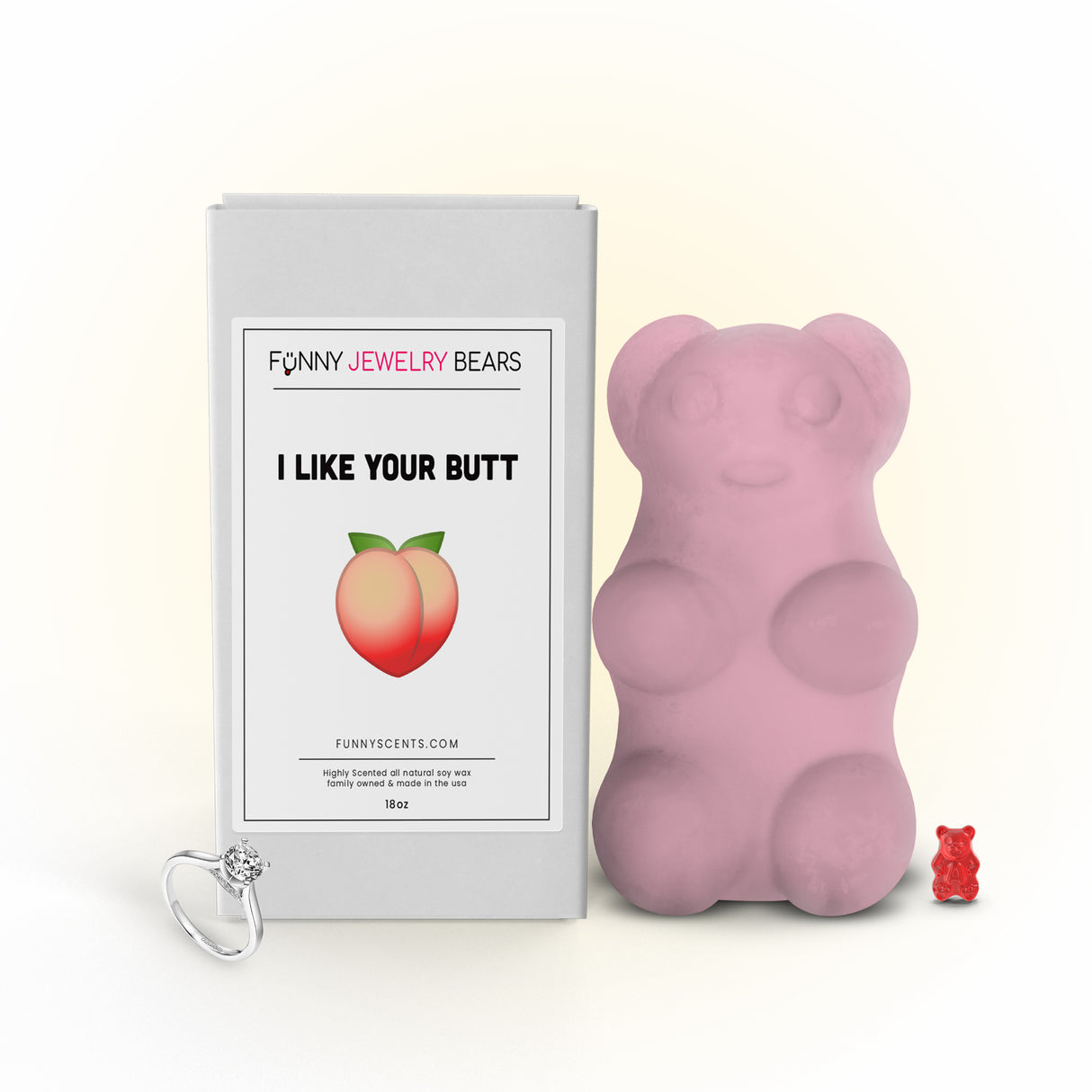 I Like Your Butt Funny Jewelry Bear Wax Melts