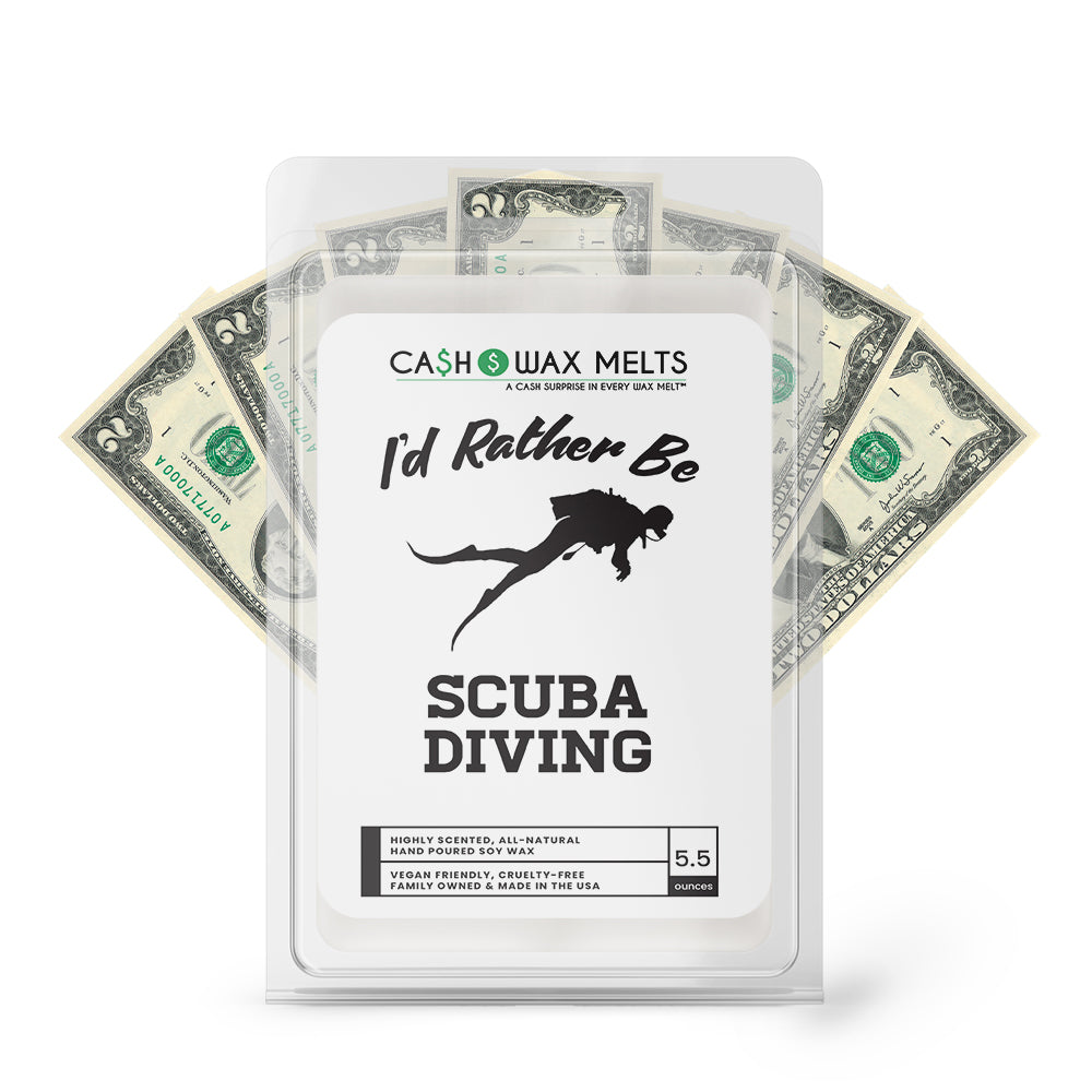 I'd rather be Scuba Diving Cash Wax Melts