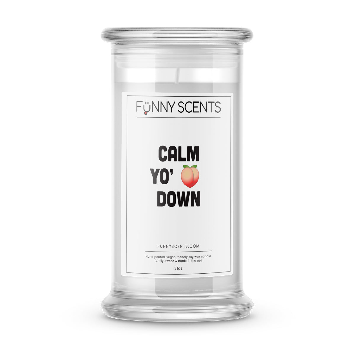 Calm Yo' Butt Down Funny Candles