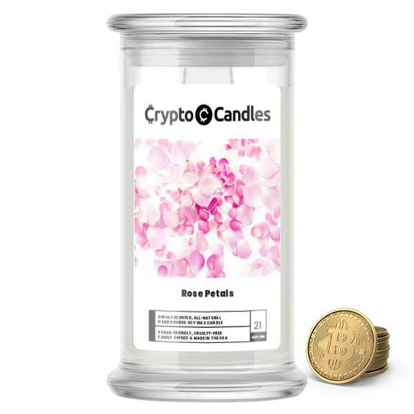 Rose Petals Crypto Candles