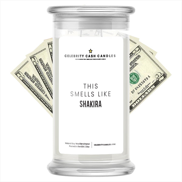 Smells Like Shakira Cash Candle | Celebrity Candles