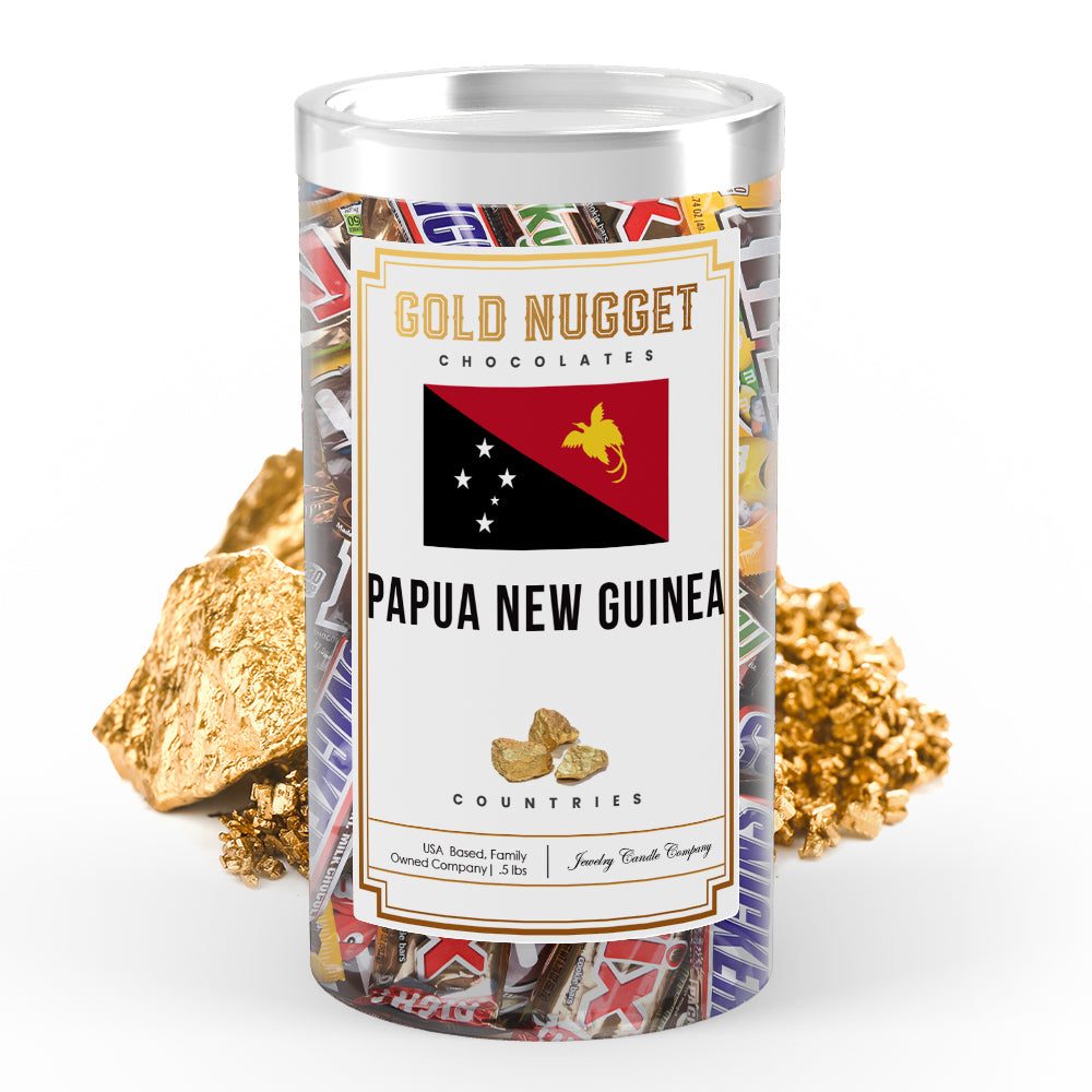 Papua New Guinea Countries Gold Nugget Chocolates