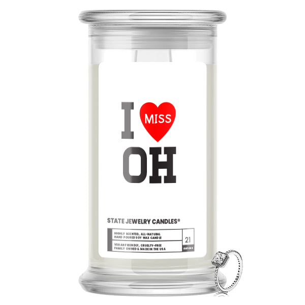 I miss OH State Jewelry Candle