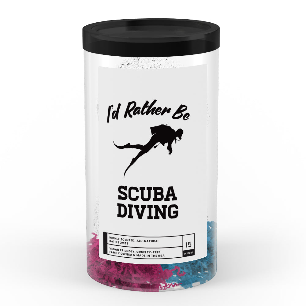 I'd rather be Scuba Diving Bath Bombs