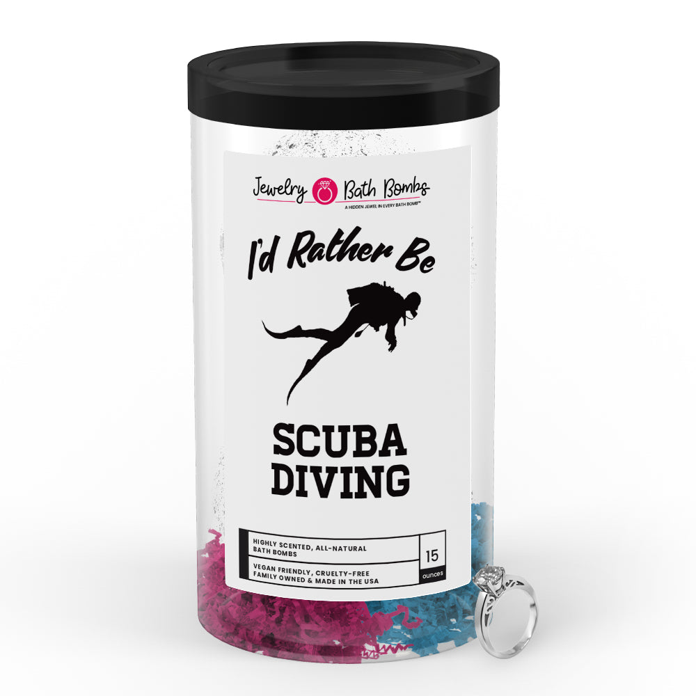 I'd rather be Scuba Diving Jewelry Bath Bombs