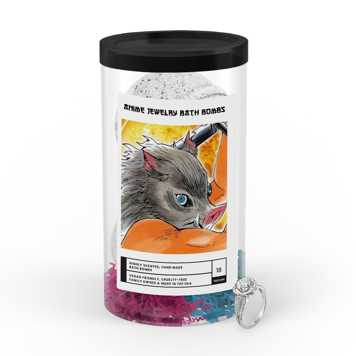 Hashibira, Inosuke (嘴平 伊之助) | Anime Jewelry Bath Bombs