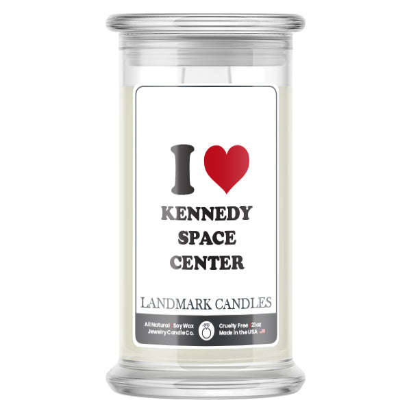 I Love KENNEDY SPACE CENTER Landmark Candles