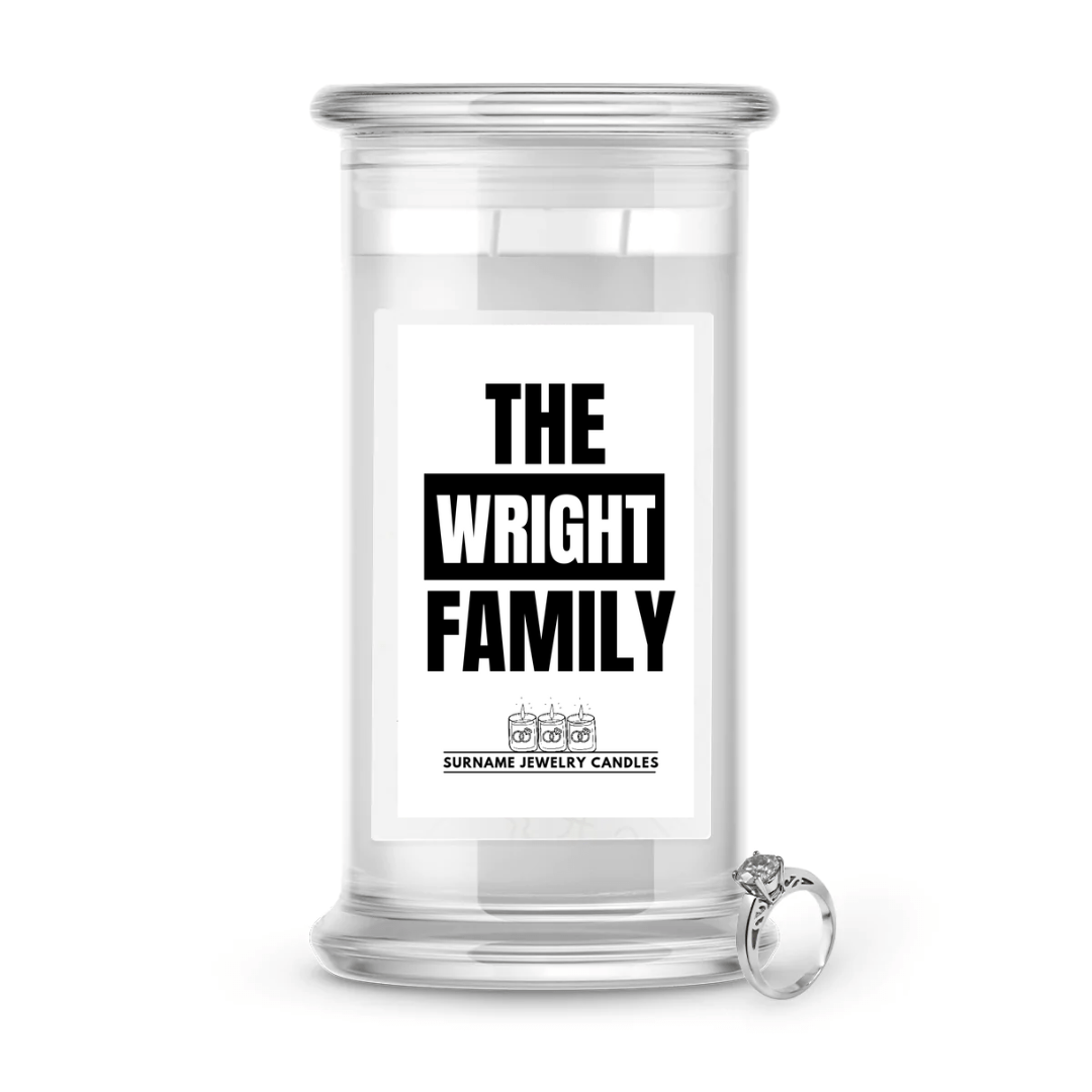 The Wright Family | Surname Jewelry Candles