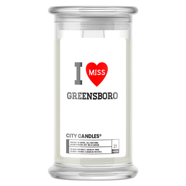 I miss Greensboro City Candles