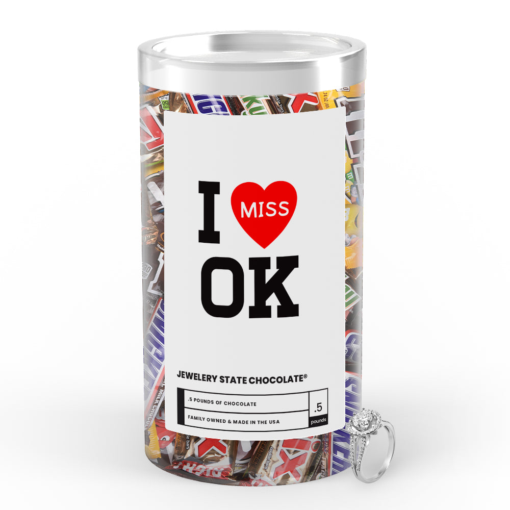 I miss OK Jewelry State Chocolate