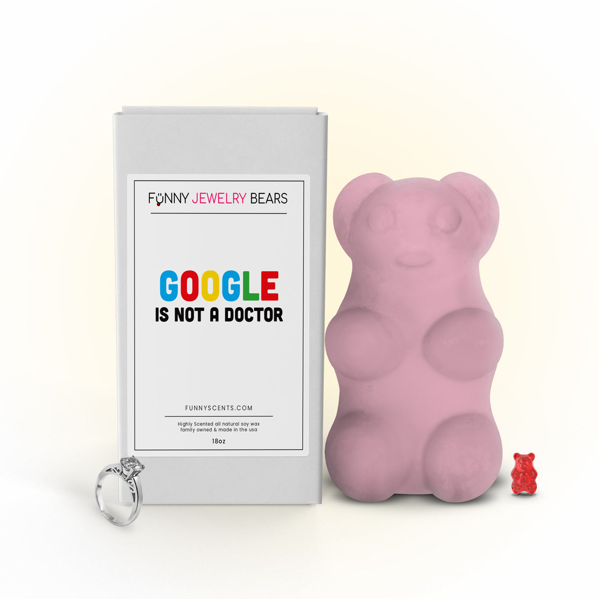 Google is not a Doctor Funny Jewelry Bear Wax Melts