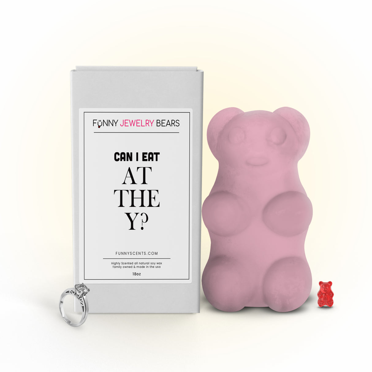 Can I Eat at The Y? Funny Jewelry Bear Wax Melts