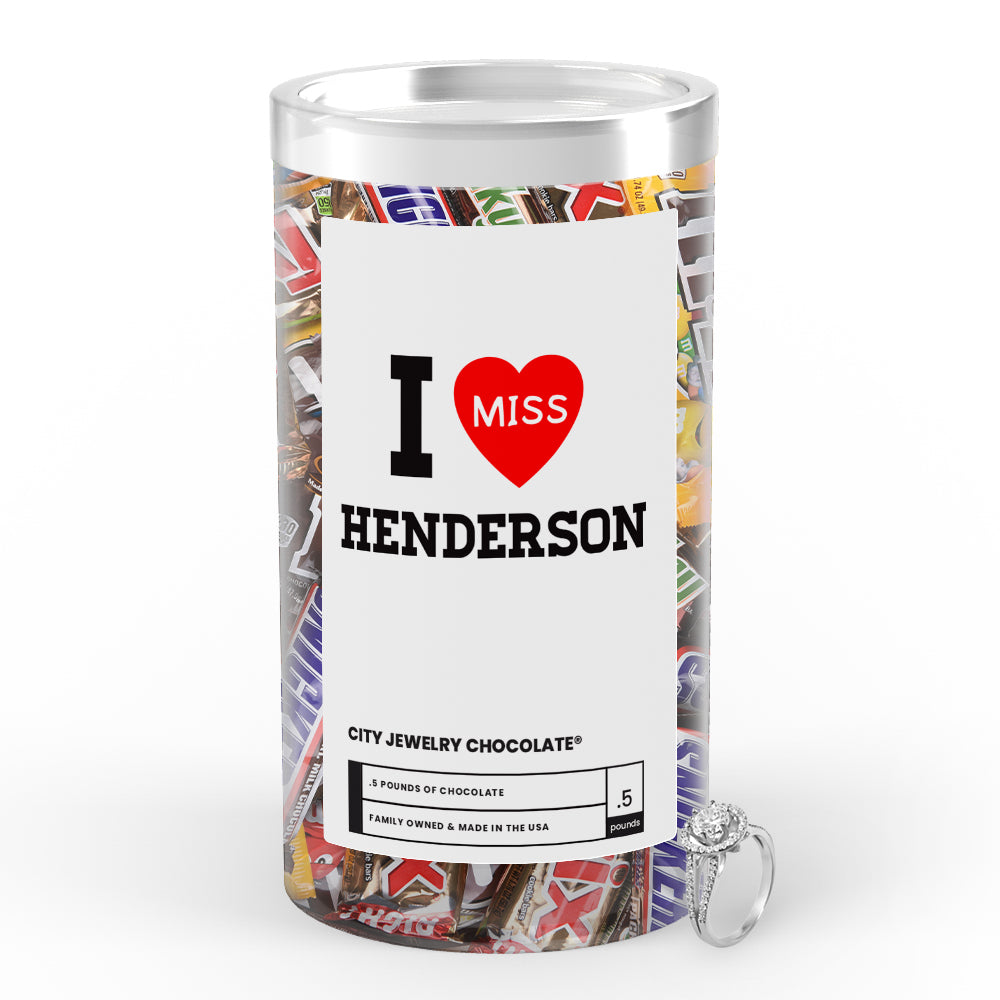 I miss Henderson City Jewelry Chocolate