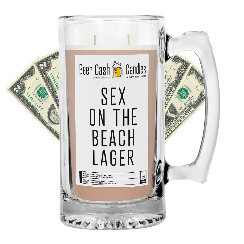 Sex On the Beach Lager Beer Cash Candle