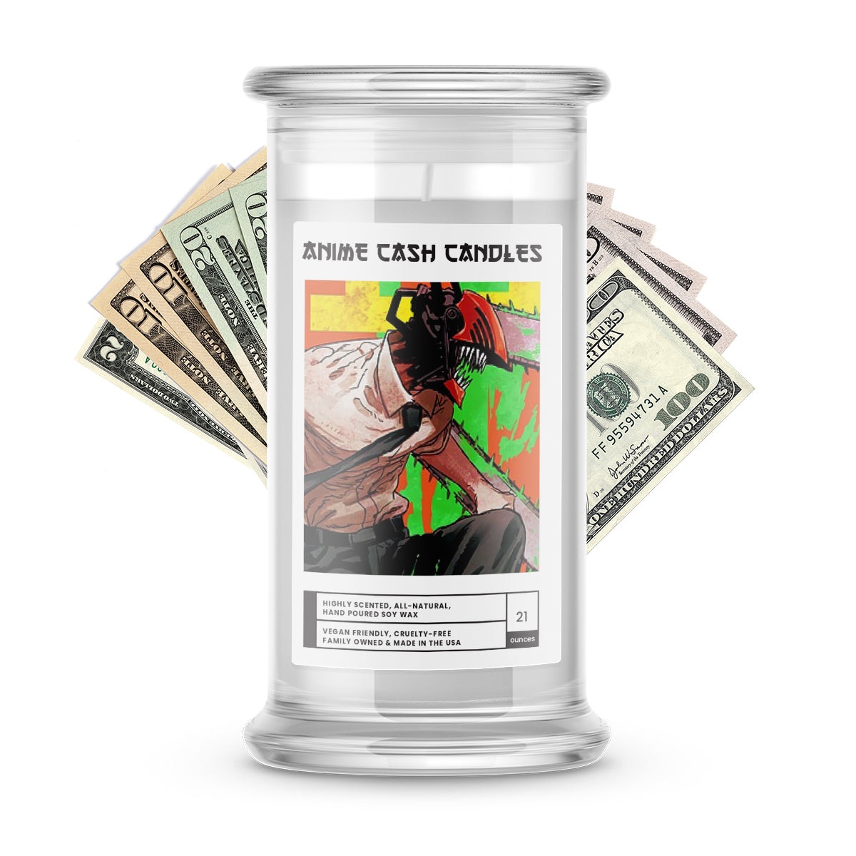 Denji | Anime Cash Candle