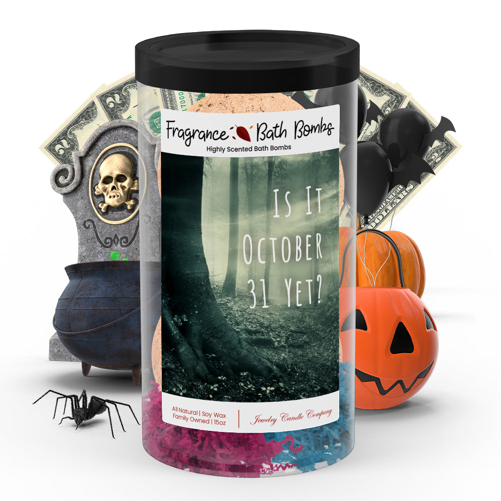 Is it october 31 yet? Fragrance Bath Bombs