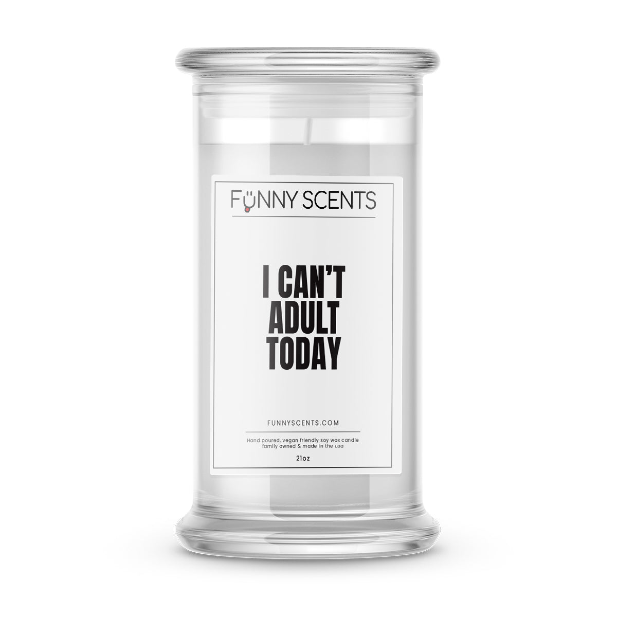 I Can't Adult Today Funny Candles