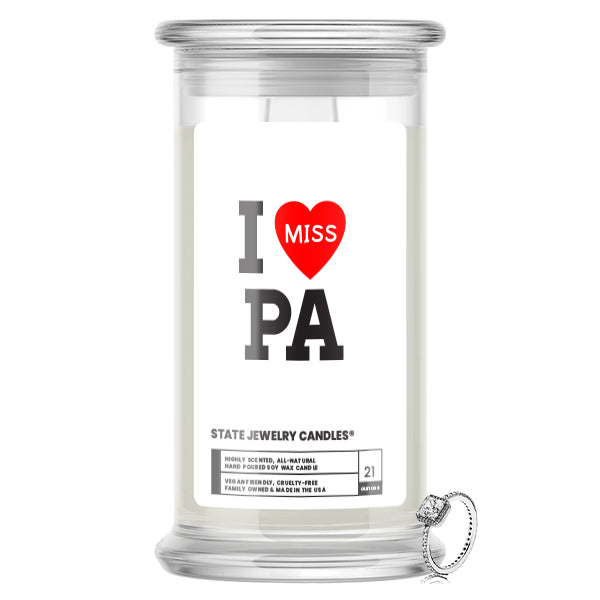I miss PA State Jewelry Candle