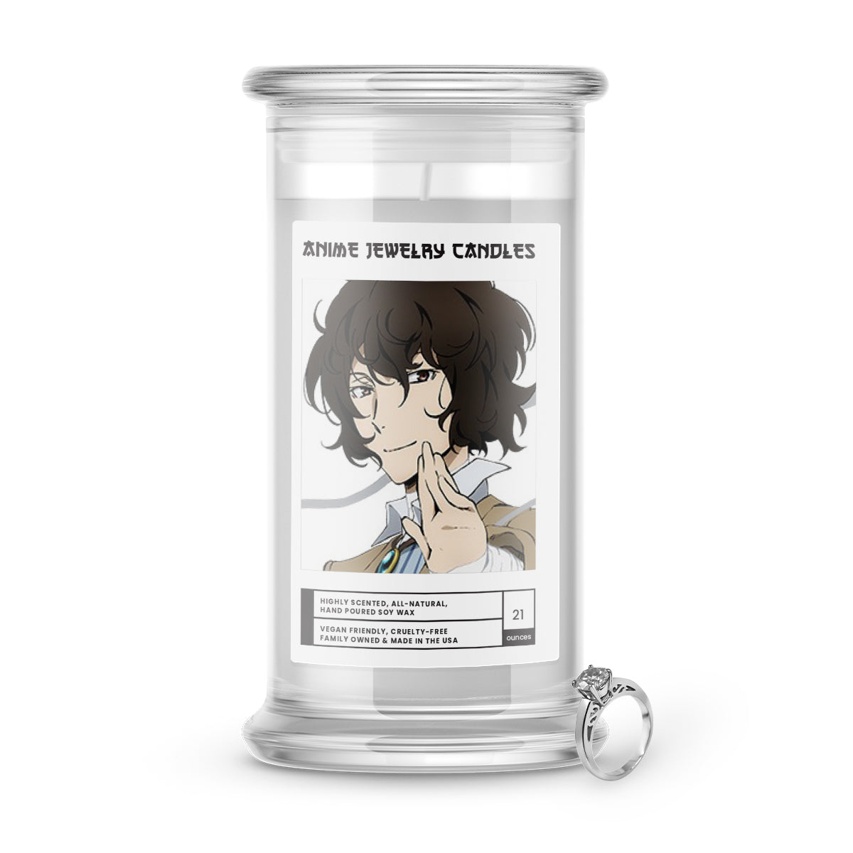 Dazai, Osamu | Anime Jewelry Candles