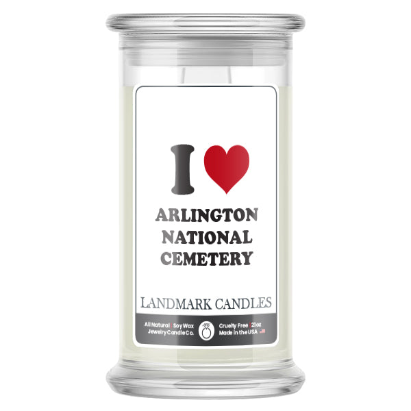 I Love ARLINGTON NATIONAL CEMETERY Landmark candles