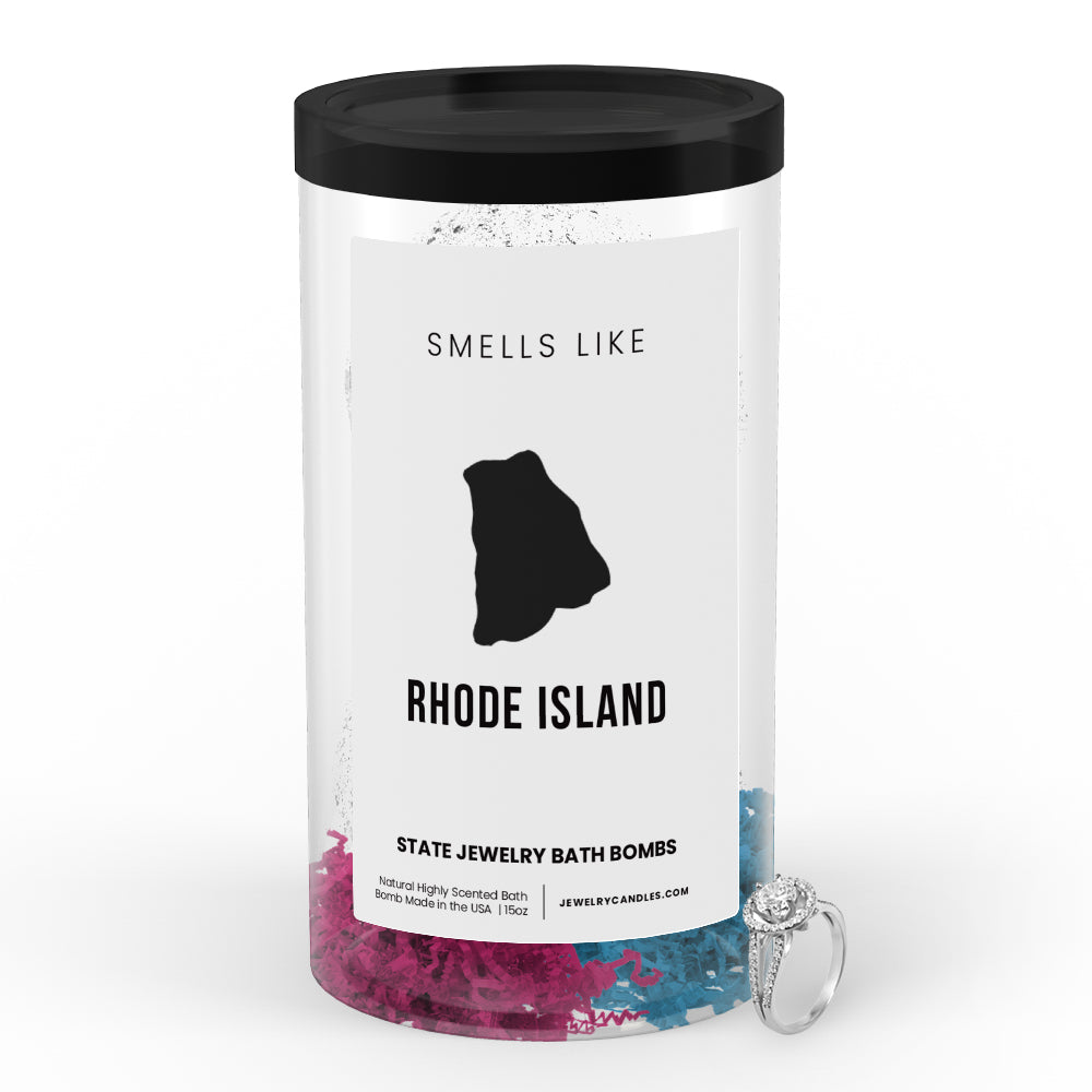 Smells Like Rhode Island State Jewelry Bath Bombs