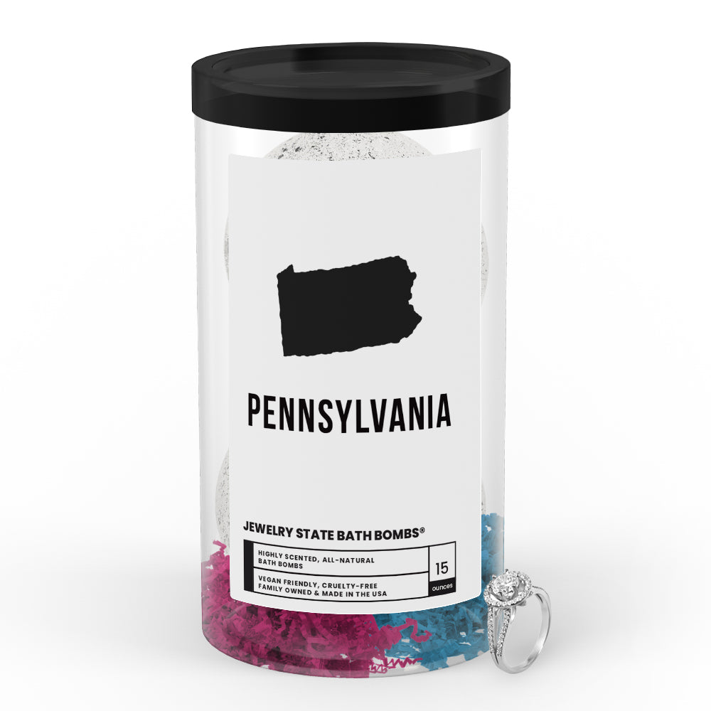 Pennsylvania Jewelry State Bath Bombs
