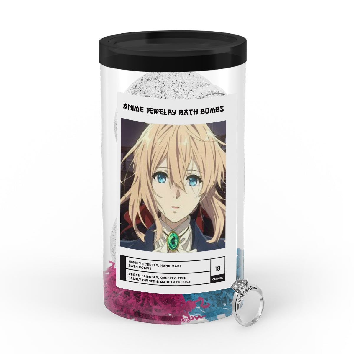 Evergarden, Violet (ヴァイオレット・エヴァーガーデン) | Anime Jewelry Bath Bombs