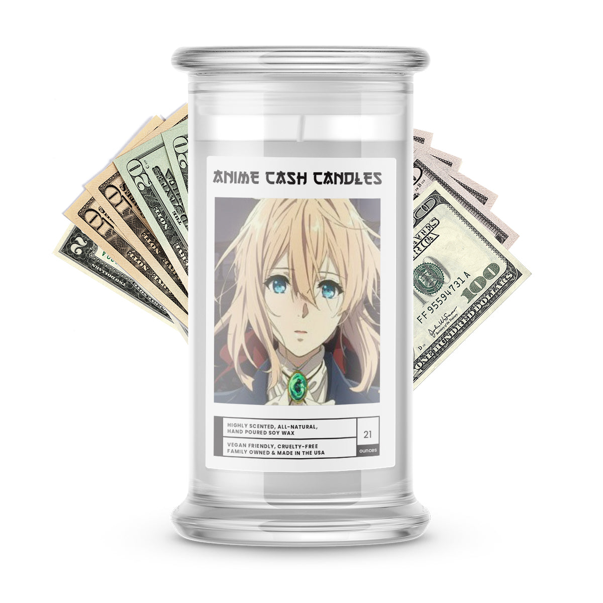 Evergarden, Violet | Anime Cash Candle
