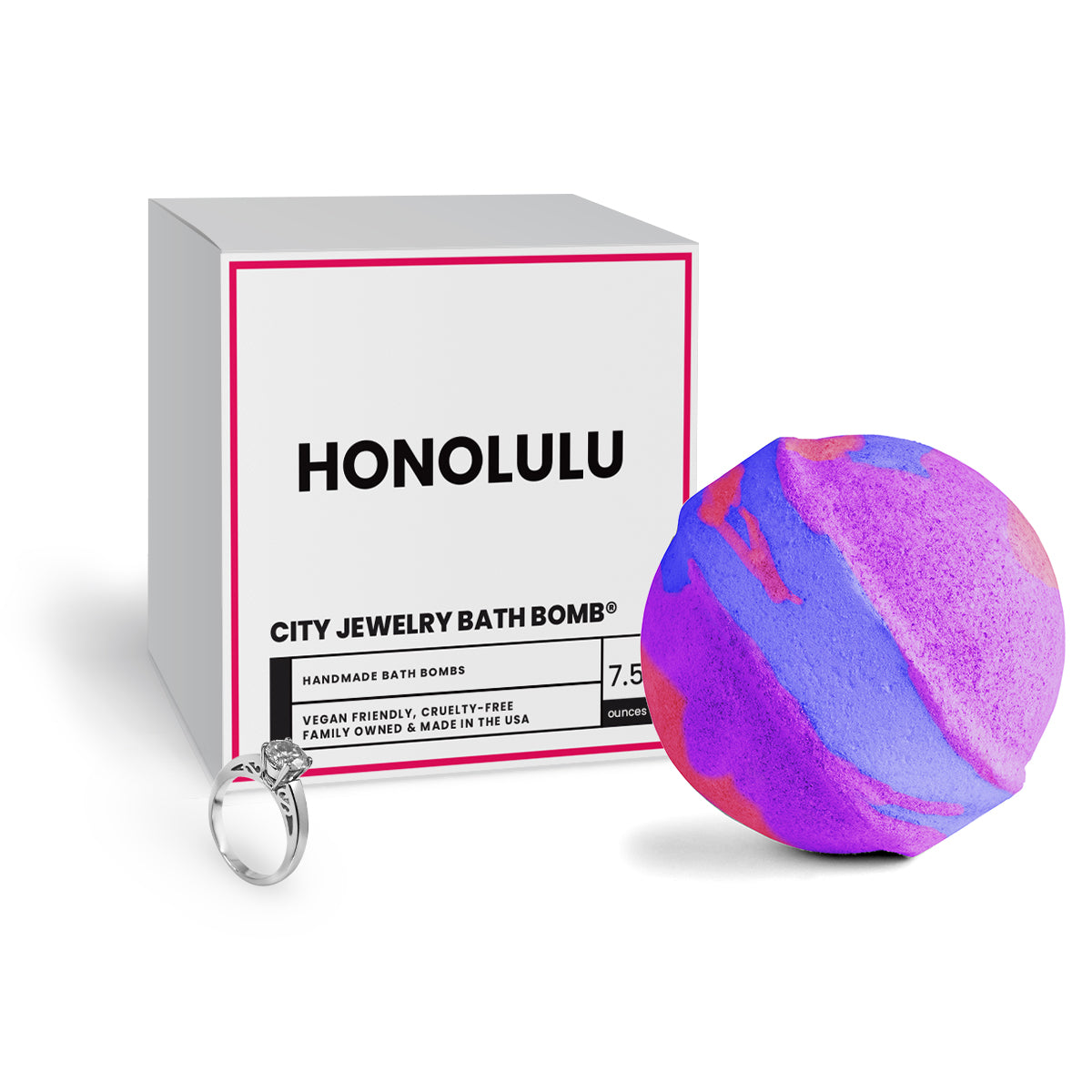 Honolulu City Jewelry Bath Bomb