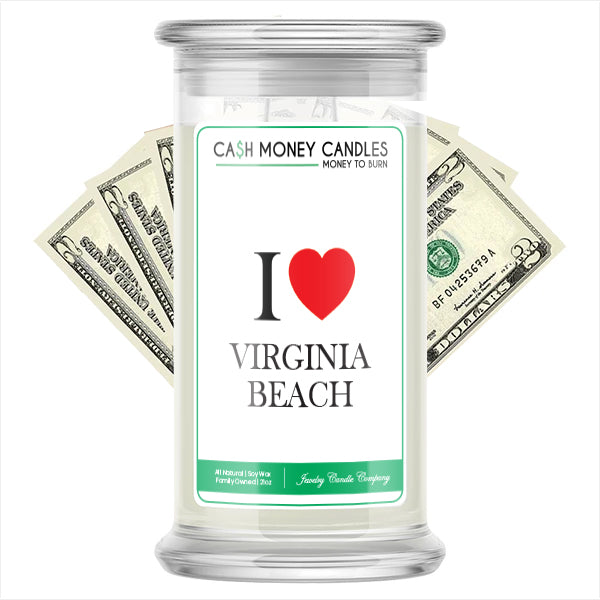 I Love VIRGINIA BEACH Candle