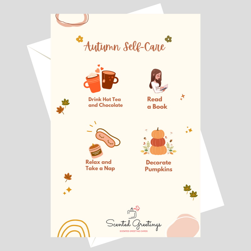 Autumn Self-Care |Scented Greeting Cards