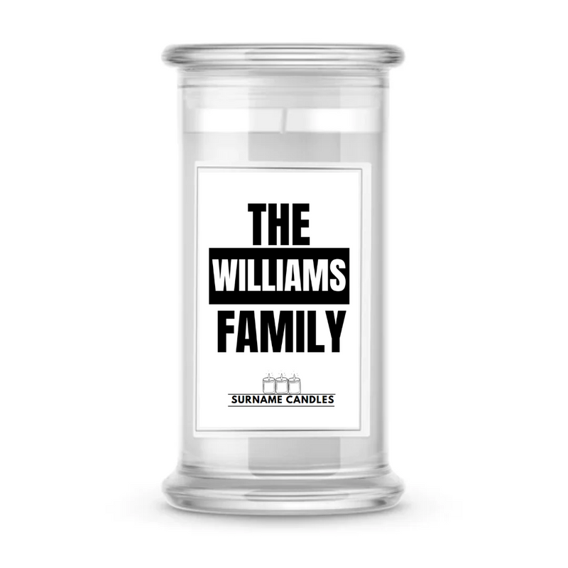 The Williams Family | Surname Candles