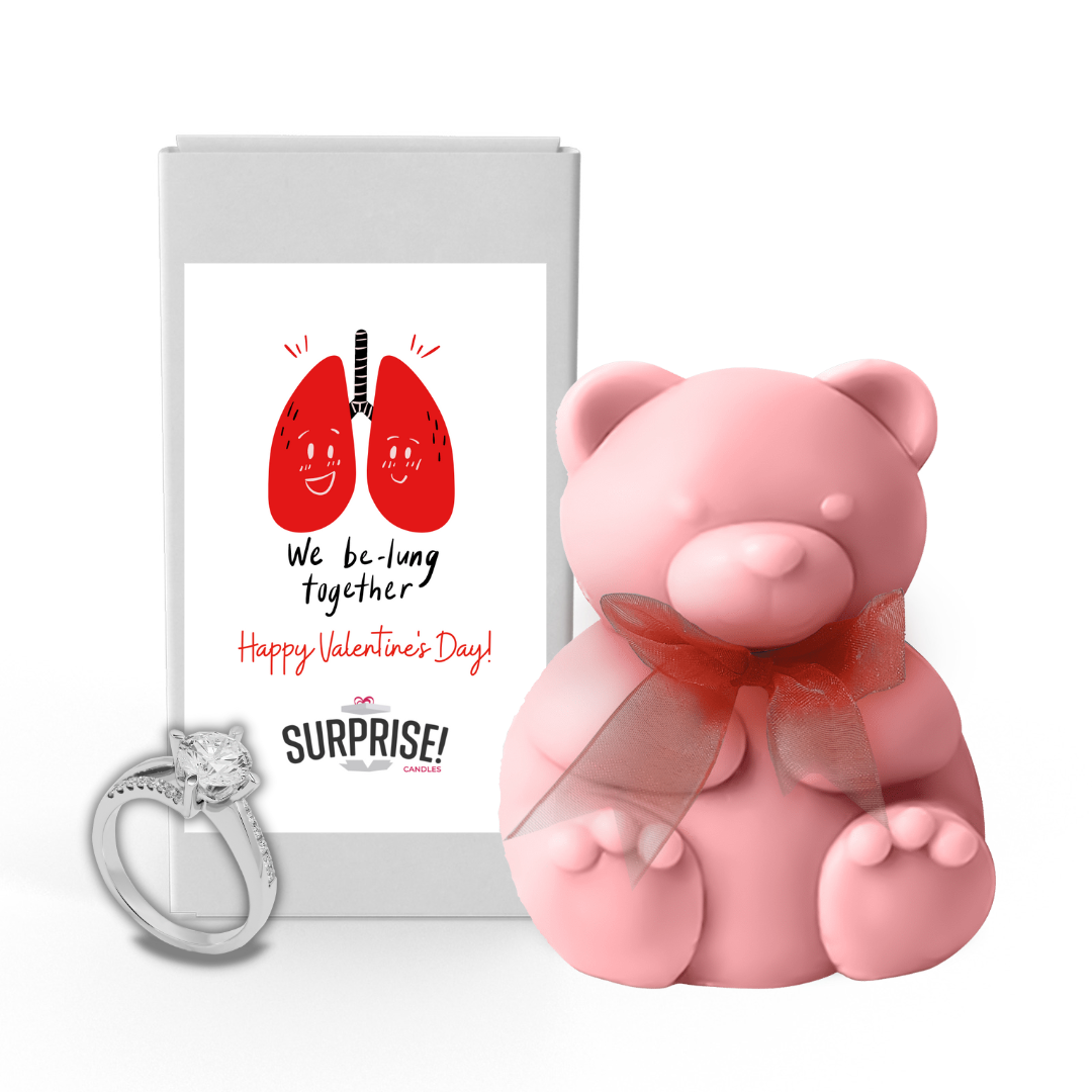 We be-lung together | Valentine Surprise Jewelry Bear Wax Melts