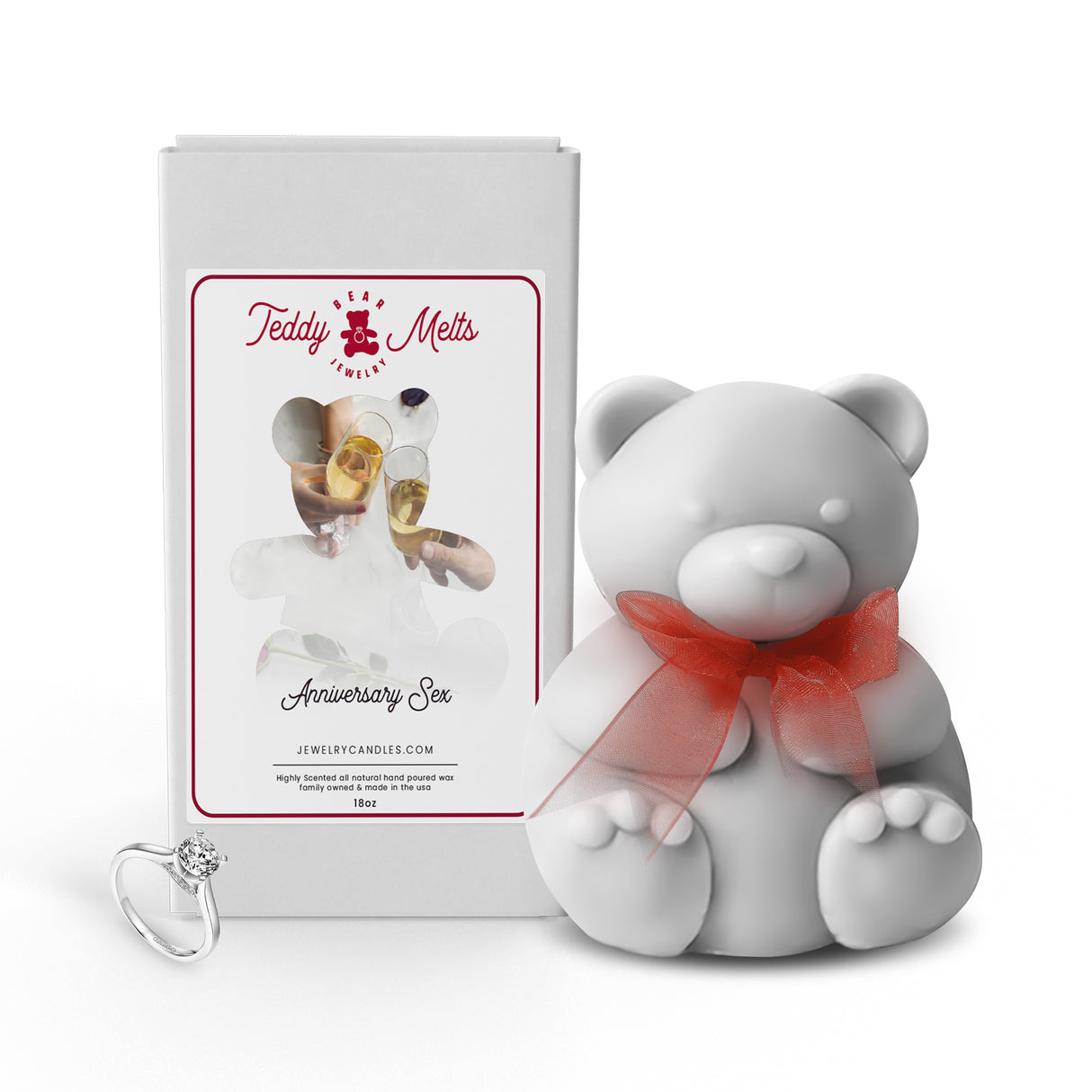Anniversary Sex GIANT Teddy Bear Jewelry Wax Melts