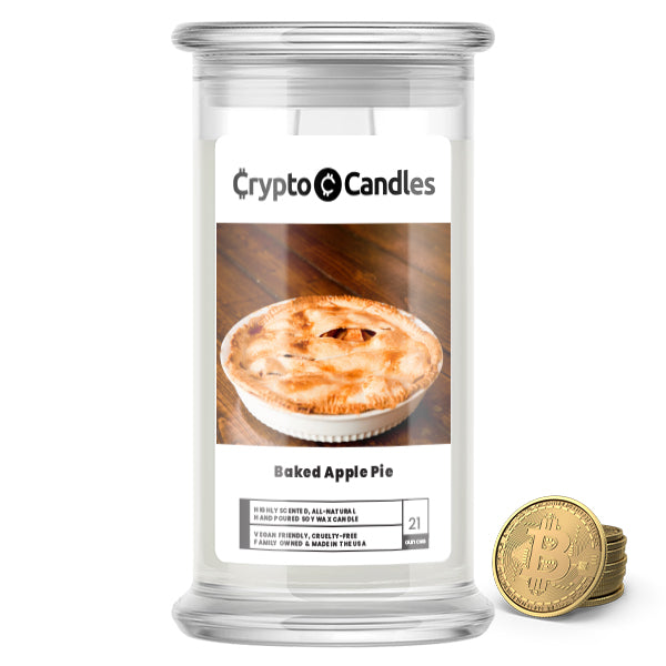 Baked Apple Pie Crypto Candle