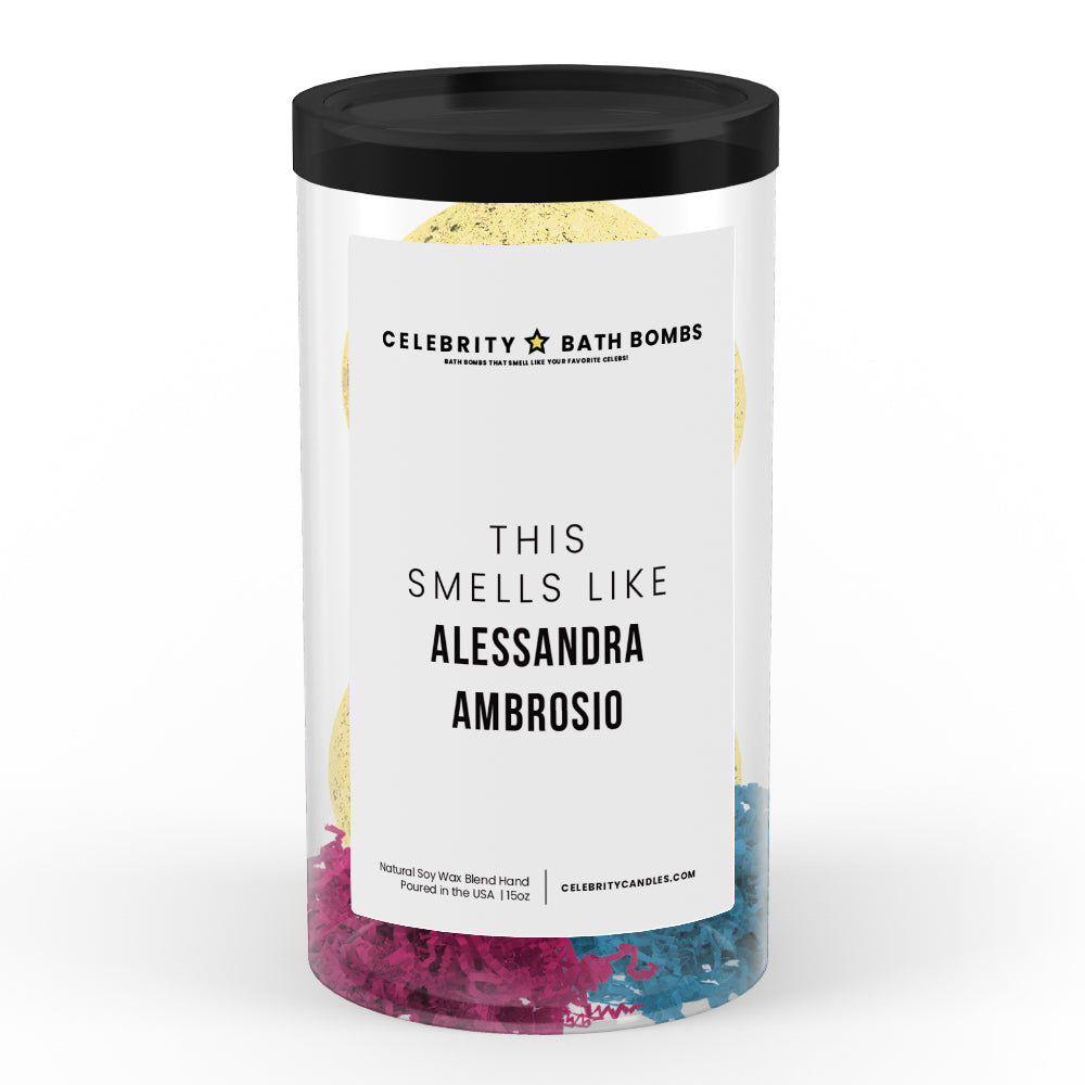 This Smells Like Alessandra Ambrosio Celebrity Bath Bombs